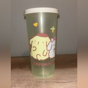 Pompompurin cup with lid🖤